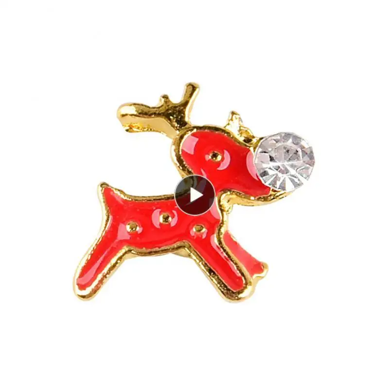 

Christmas Elements Workmanship Nail Patches Not Easy To Fade Nail Sequin Gold Edging Design Fashionable Appearance