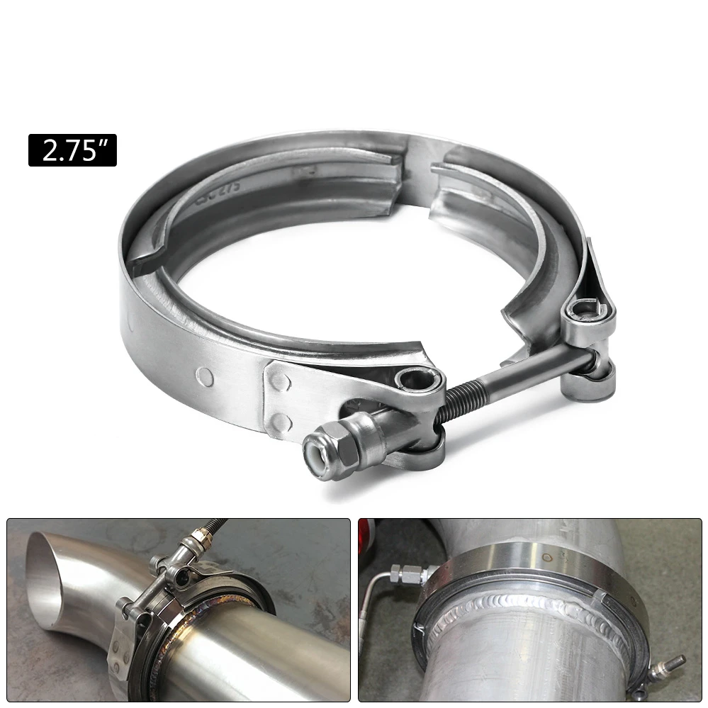

2.75" STAINLESS STEEL 304 TURBO/INTERCOOLER/DOWNPIPE/DOWN PIPE/HOSE V-Band CLAMP PQY-VCN275