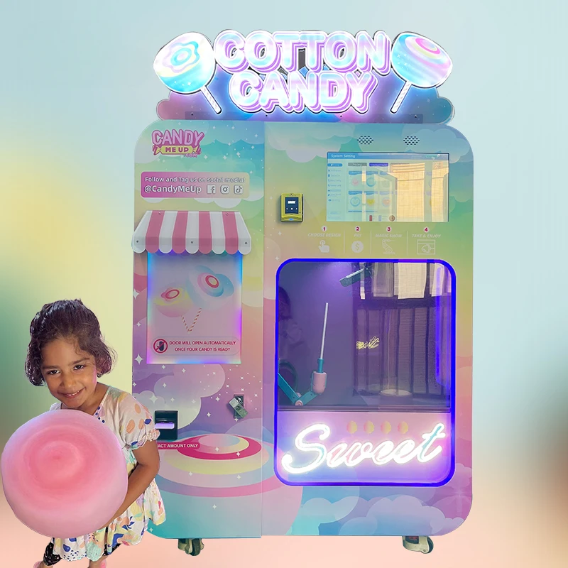 Торговый автомат для продажи хлопковых конфет YG Прямая продажа с завода