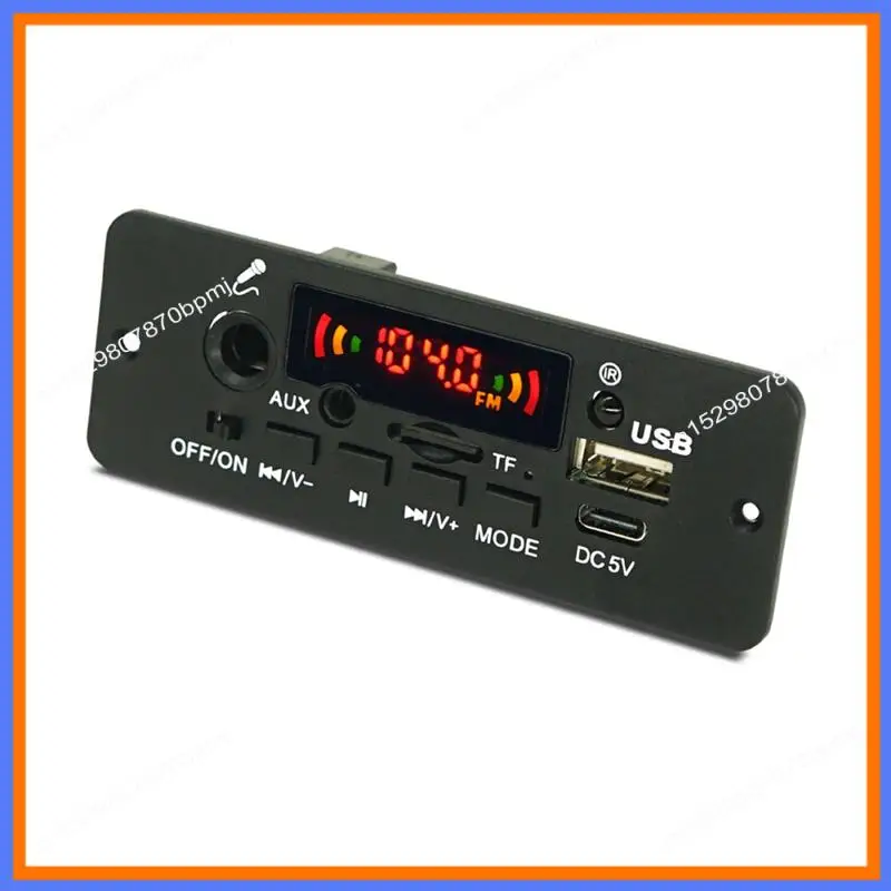 Фото BAAE Bluetooth-совместимый аудиодекодер, плата усилителя JQ-D129BT-A 2X5 Вт, аксессуар для музыкального плеера MP3 WMA WAV FLAC без потерь №3
