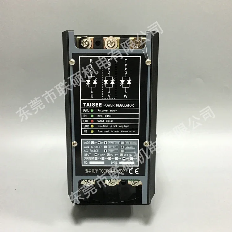 Оригинальный регулятор мощности TAISEE TSCR - 4-4-100 P 100A трехфазный SCR