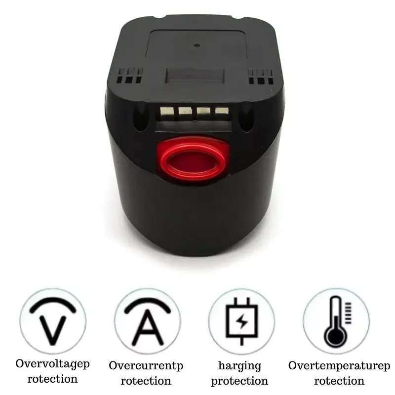 Для Bosch 18 В 12 8 Ач литий-ионный аккумулятор для инструментов PBA PST PSB PSR дома садовых