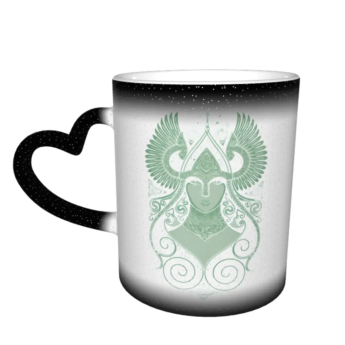 

Color Changing Mug in the Sky Vikings T Shirt Vikings Graphic Cool R339 Ceramic Heat-sensitive Cup Funny Geek Milk cups