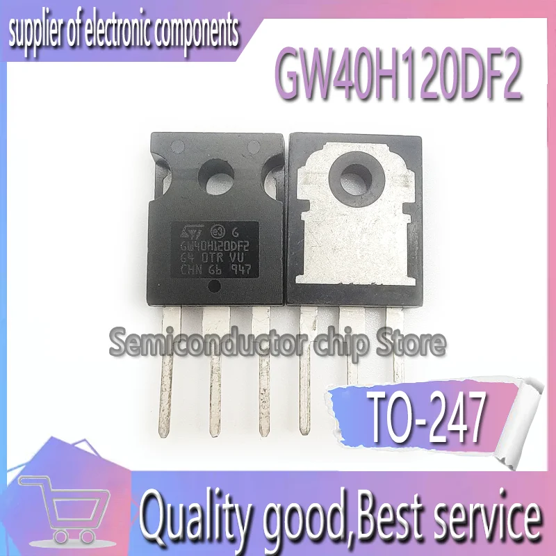 10 шт./лот STGW40H120DF2 GW40H120DF2 New spot TO-247 1200V 40A