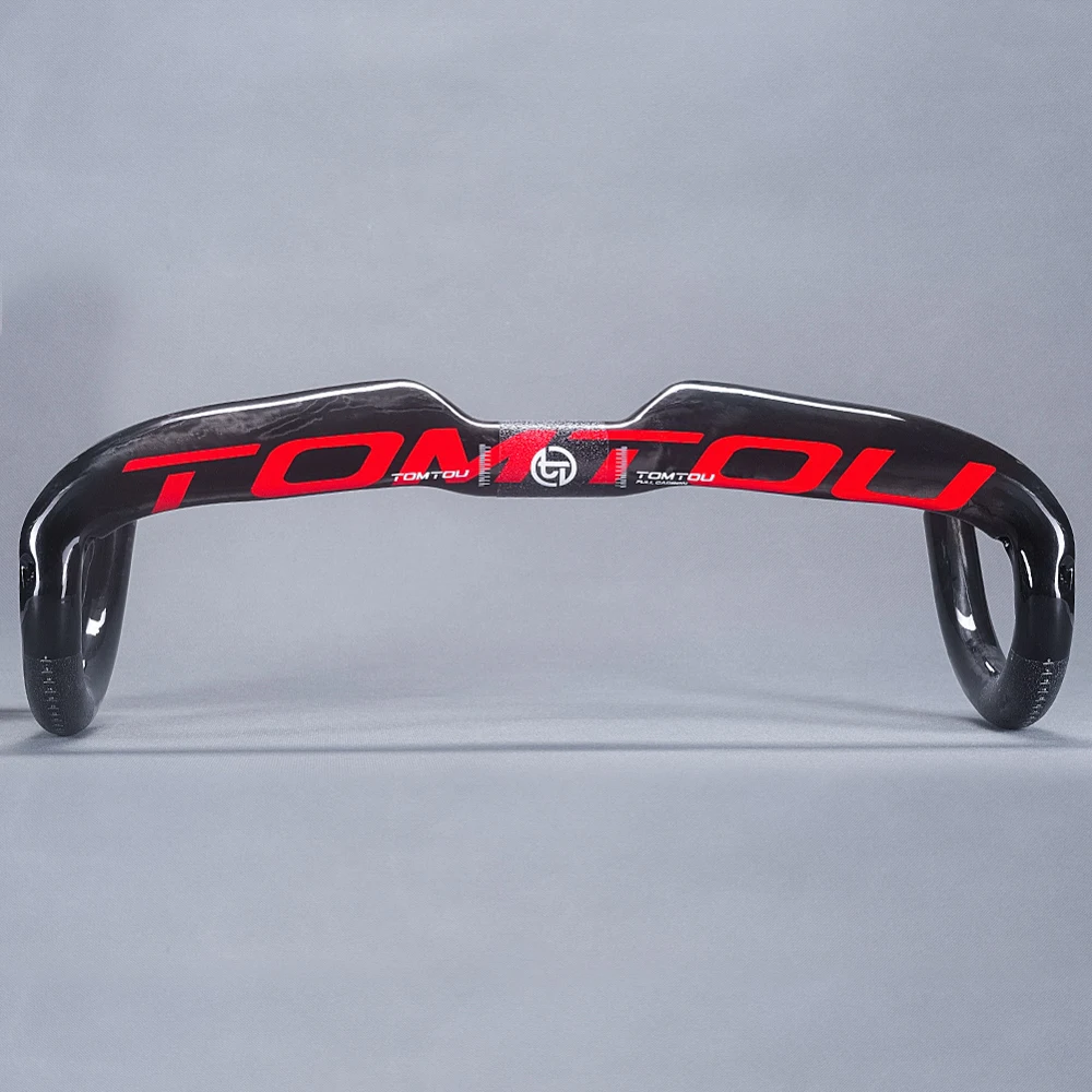 

TOMTOU Carbon Handlebar Road Bike 31.8mm Bicycle Handlebar 400/420/440mm Cycling Bent Bar Drop Bars