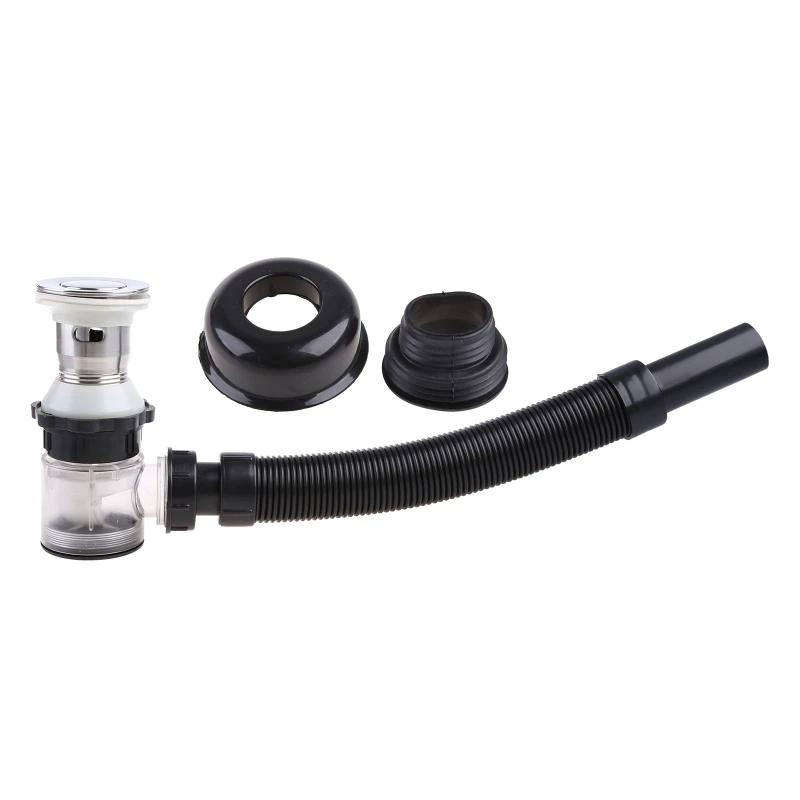 

Дренажная труба раковины со встроенным откидным чехлом с переливным отверстием в сборе