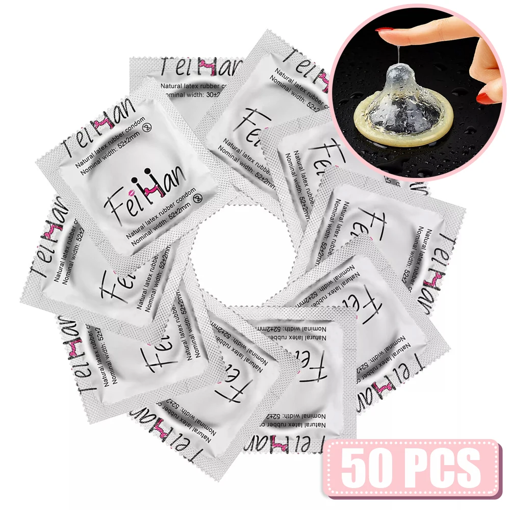 50 шт. дешевые презервативы для мужчин секс-игрушки гладкий презерватив