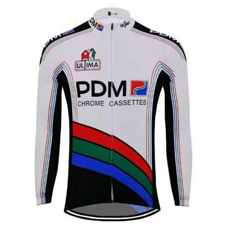 

2022 Men's Brand New Retro Team Spring and Autumn cycling Long Sleeve Jersey