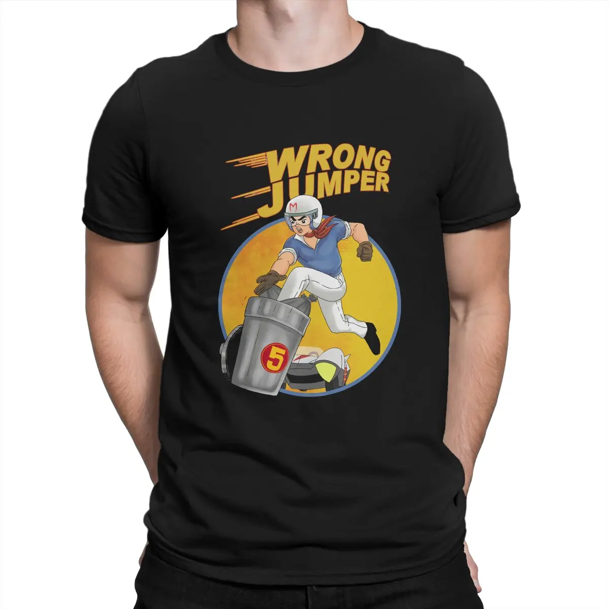 Wrong Jumper T-Shirt Men Speed Racer Trish Action Movie Fash