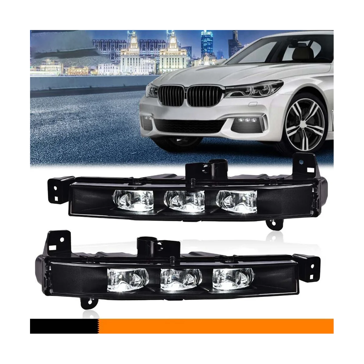 

Car Right Side LED Fog Lamp Driving Lamp Daytime Running Light for BMW G11 G12 740I 750I XDrive 63177342954