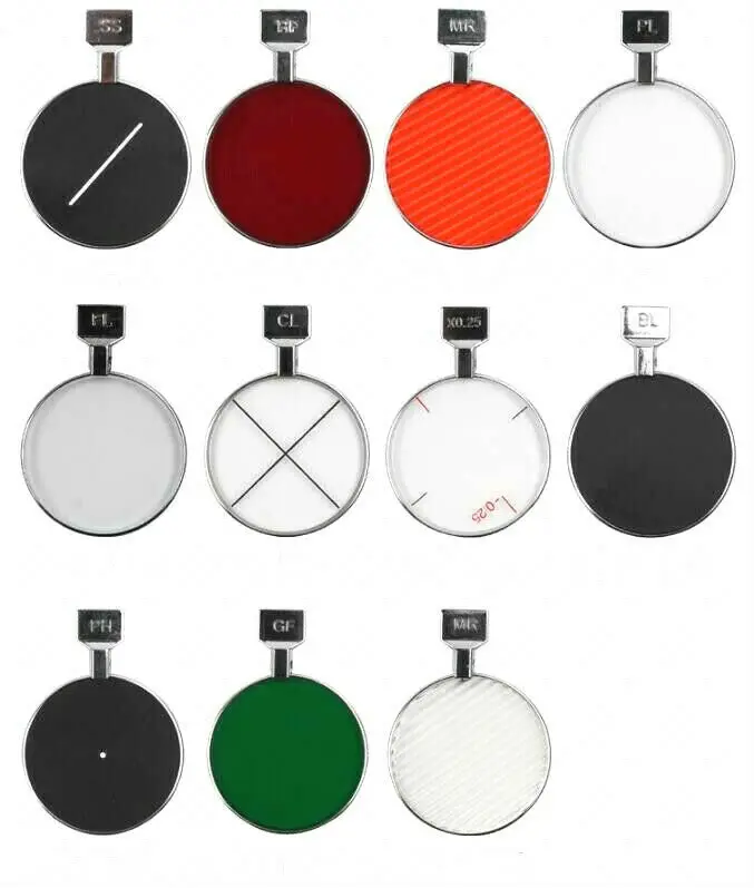 1 шт. металлическая кольцевая вставка пробный рефракционный объектив