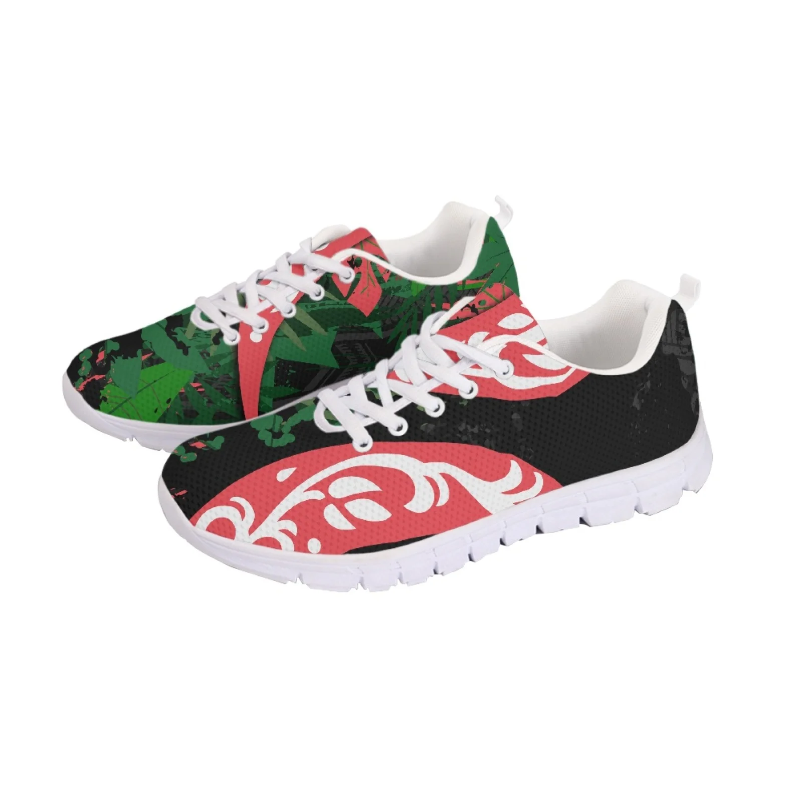 

Polynesian Tribal Hawaiian Totem Tattoo Hawaii Prints Unisex Superlight Walkng Jogging Shoes Breathable Soft-Soled Trainers