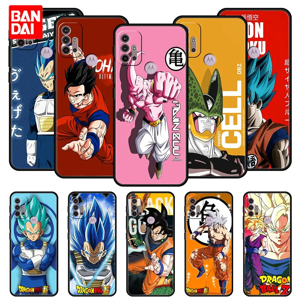 

Cover Case for Motorola Moto G30 G50 G60 G8 G9 G200 G31 G60s Power Plus Play Lite Trend Coque Capa Dragon Ball Anime Vegeta