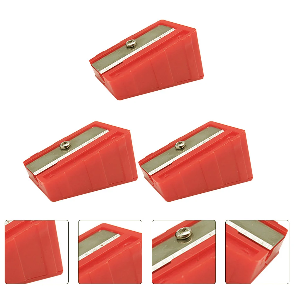 

3 Pcs Cue Tip Trimmer Billiards Accessories Hotfix Tool Repair Supplies Roll Bag Sharpener