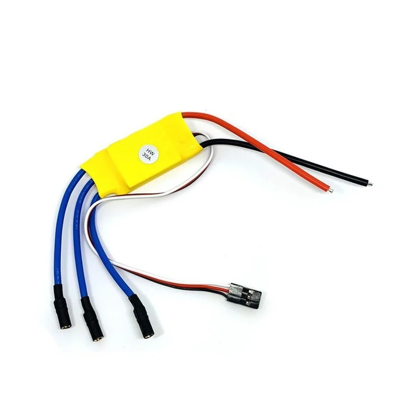 Коннектор RC BEC 20A 30A 40A ESC XT60, контроллер скорости бесщеточного двигателя, подходит для многоосевого дрона с фиксированным крылом, 1 шт.