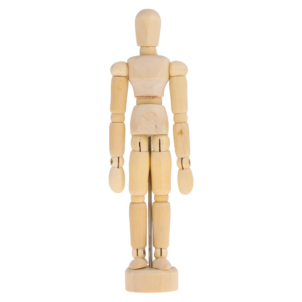 

2Pcs Wooden Figure Model Human Metal Models Manikins for Artists Sketch Charcoal Home Office Desk Decoration (45Inches 114cm +