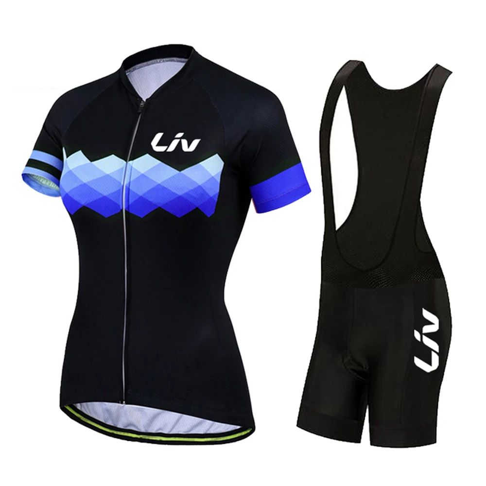 

2022 Liv Women All Day Kaleidoscope Cycling Jersey TEAM Racing Clothing Female Bicycle Riding Shirt Colorful Short Sleeve Wear
