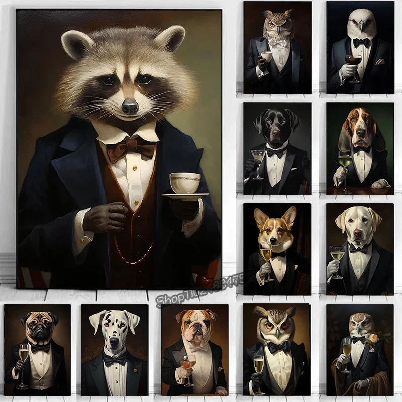 Картина на холсте с изображением животных