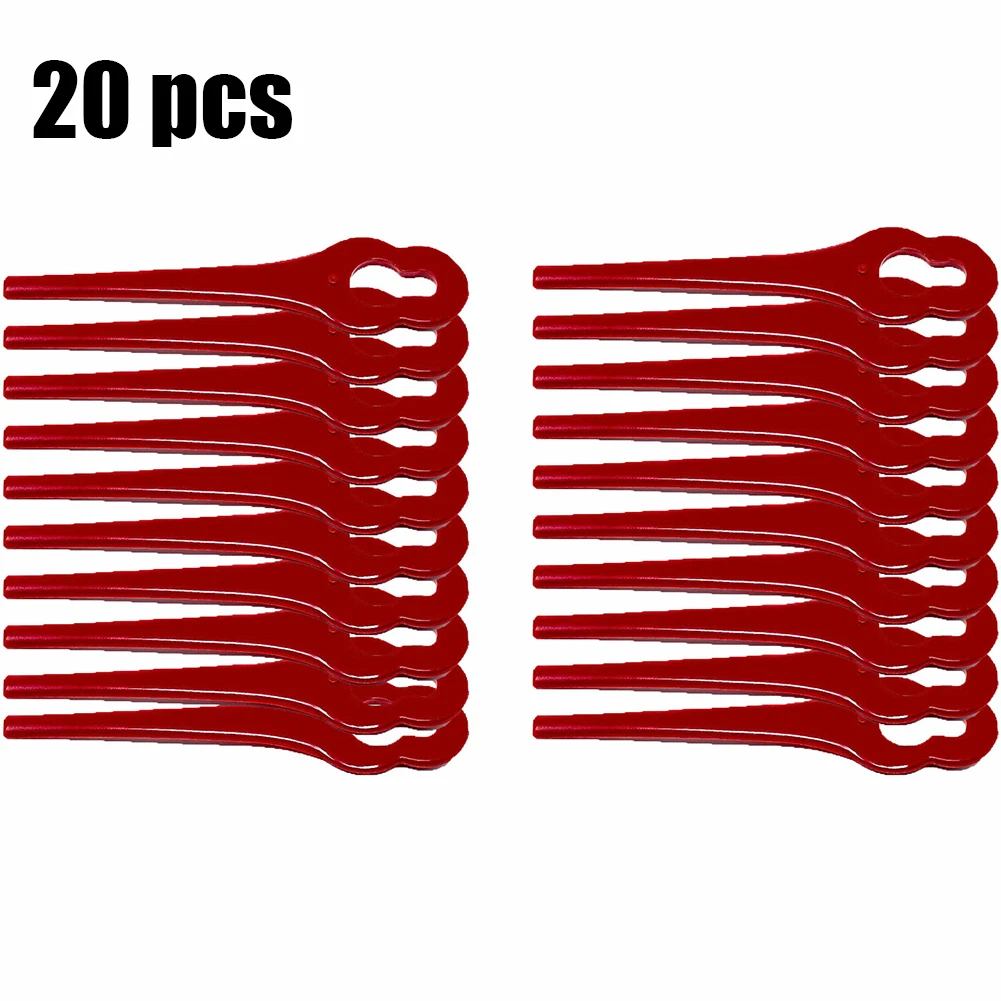 

20Pcs CT2000 Plastic Blade Replacement For Grizzly Tools Durable Cordless Grass Lawn Trimmer Edge Cutter String Trimmer Parts