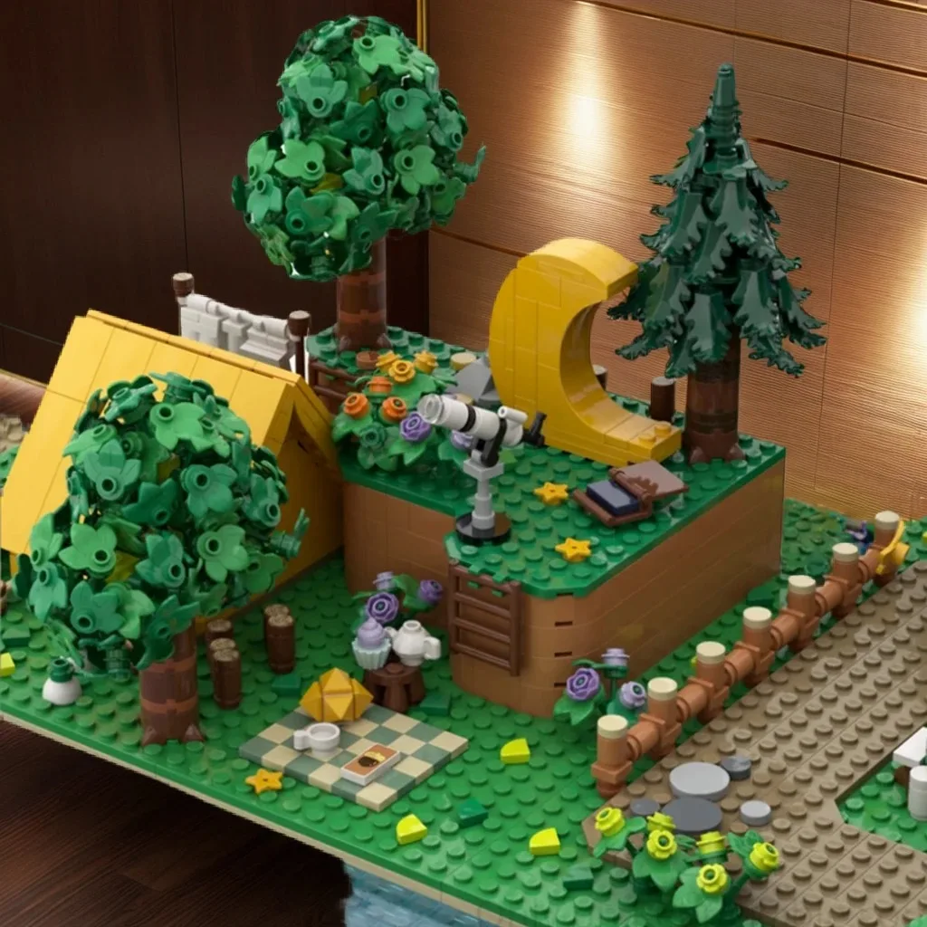 Фото 6276 деталей MOC Island Life Part II: Конструктор «Приключения в замке», техническая уличная сцена, механическая классическая модель, игрушка-подарок №1