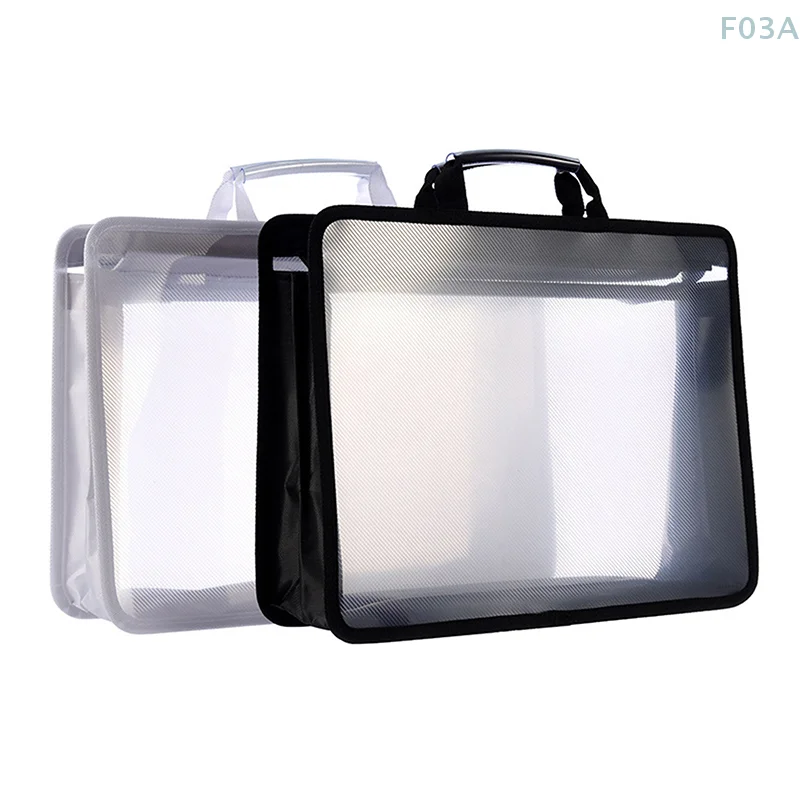 Прозрачная Сумка для документов формата А4 вместительные водонепроницаемые