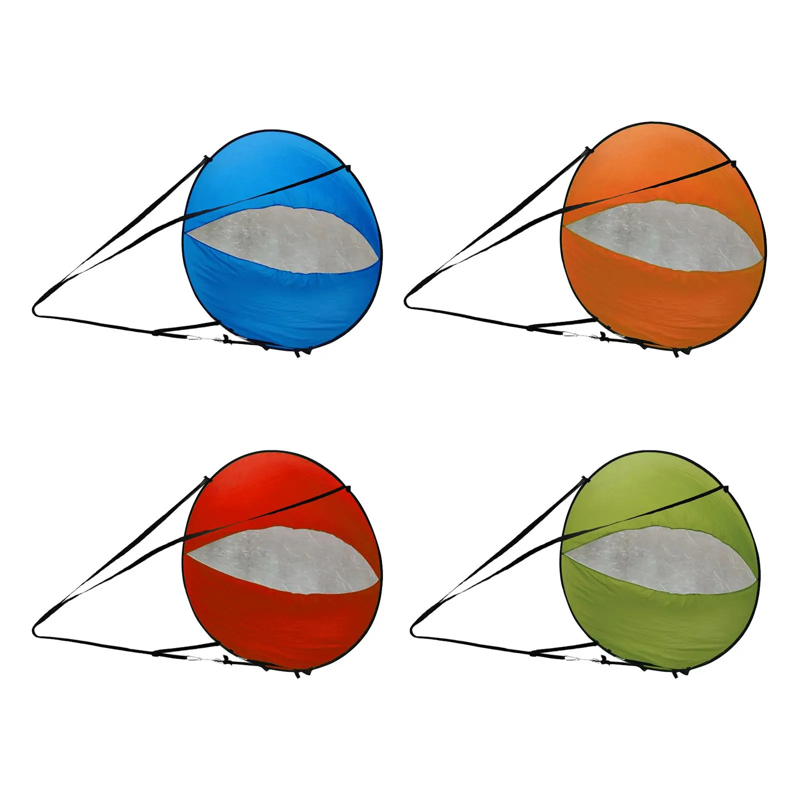 Wind Sail Easy Setup Popup 108x108cm Downwind Wind Sail Kit 