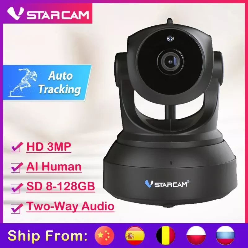 

IP-камера Vstarcam C24S, 3 Мп, 1296P, HD, Wi-Fi