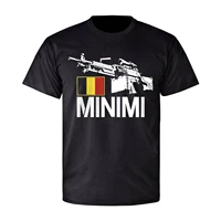 belgium minimi light machine gun fn mg weapon fans t shirt short sleeve 100 cotton casual t shirts loose top size s 3xl
