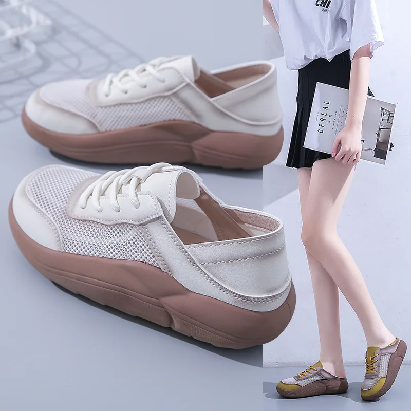 

2022 New Mesh Women Flat Shoes Lightweight Women Sneakers Breathable Ladies Casual Shoes Chaussure Femme Calzado Mujer Plus Size