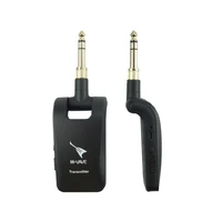 m vave wp 5 wireless guitar system 2 4ghz wireless guitar transmitter receiver stereo 2 in 1 plugs 6 channels guitar wireless