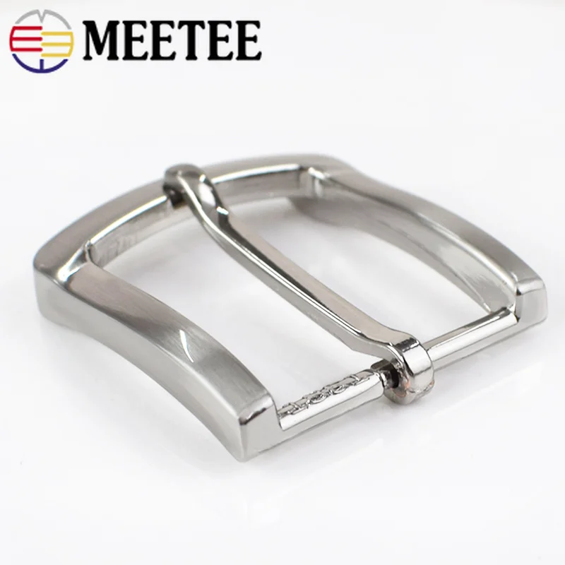 Металлическая пряжка для ремня Meetee 35 мм мужчин модные однотонные ремни пряжки с