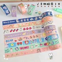 creative cute cartoon washi tape diy hand account creative japanese sticker hand account tape decoration material wholesale
