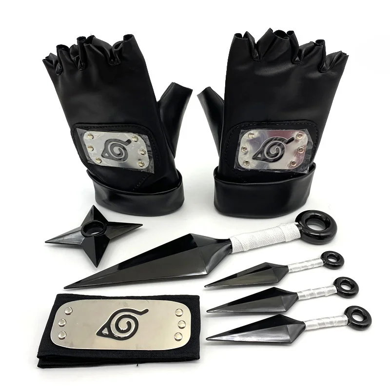 Набор аксессуаров для косплея Какаси из аниме Наруто маска-повязка перчатки