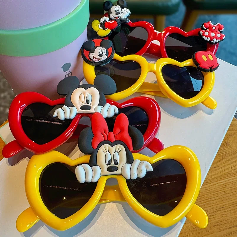 Солнцезащитные очки Disney Minnie Sandy Shore детские кавайные аниме-очки для девочек на
