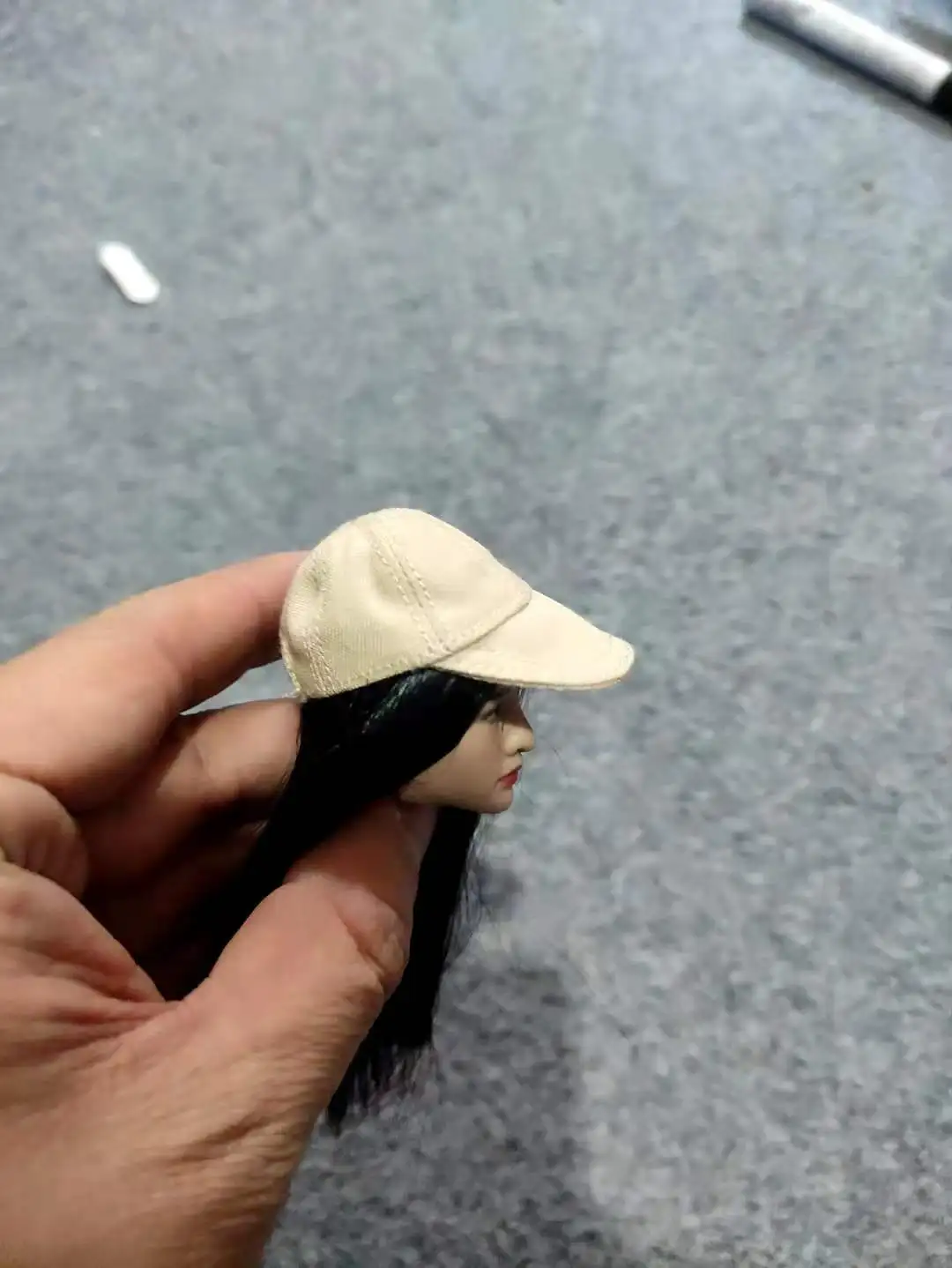 

Pale-yellow 1/6 Scale FeMale Soldier Fashion Baseball cap Cap Model for 12"