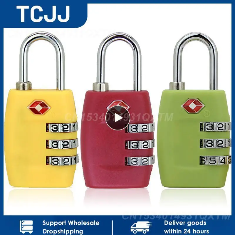 

1~10PCS Locks Smart Combination Lock for Travel Luggage Suitcase Anti-theft Code Padlock Customs Password Lock High Security
