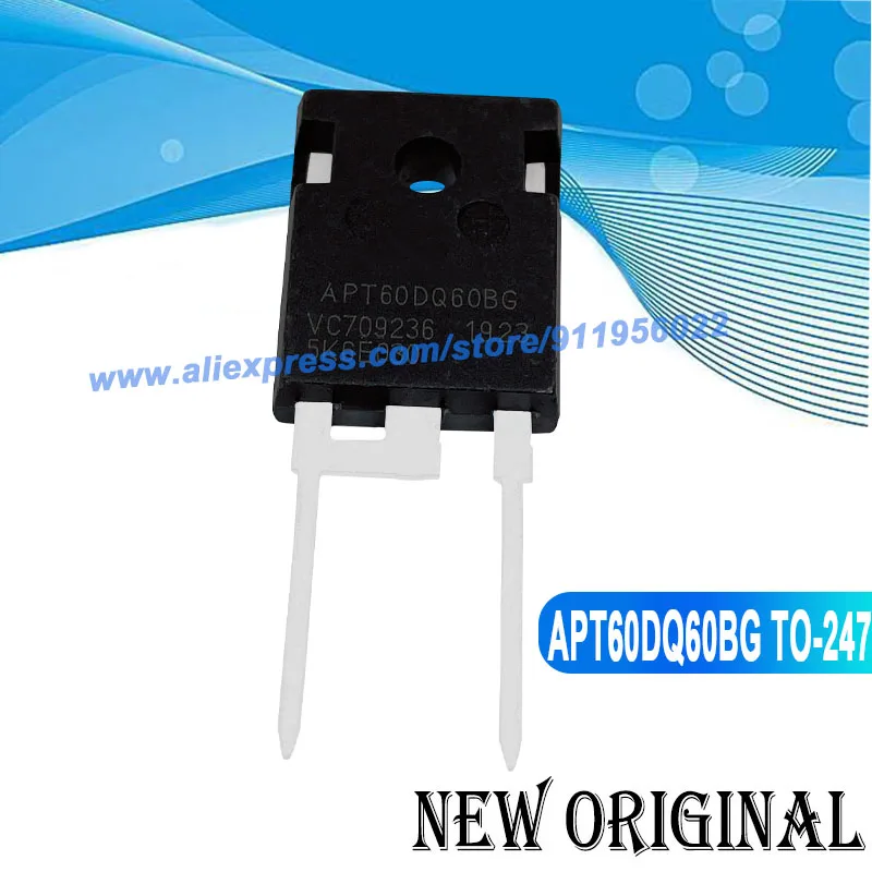 (5 шт.) APT60DQ60BG 60DQ60BG TO-247 600V 60A / APT30S20BG 200V 45A / APT5014BLLG 500V 35A / APT10086BVFRG 1000V 13A TO-247 (5 шт.) APT60DQ60BG 60DQ60BG TO-247 600V 60A / APT30S20BG 200V 45A / APT5014BLLG 500V 35A / APT10086BVFRG 1000V 13A TO-247