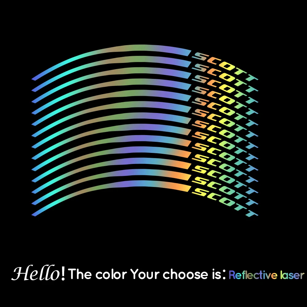 

Виниловая наклейка на обод велосипеда 26 дюймов 27,5 дюймов 29 дюймов для декора колес велосипеда Scott Bicylce, дюймовые наклейки, велосипедные колеса Scott