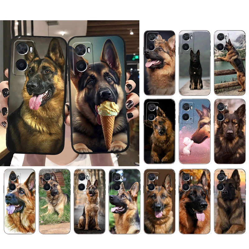 

German Shepherd Dog Phone Case for OPPO A77 A57S A96 A91 A54 A74 A94 A73 A53 A53S A54S A15 A16 A17 A52 A72 A92