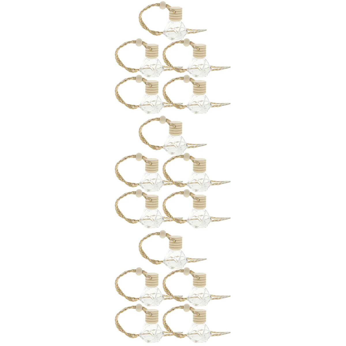 

Decorative Bottles Delicate Containers Transparent Car Diffusers