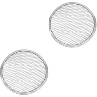 pizza pan baking non stick screen aluminum tray large heating net metal mesh round crisper holes dish