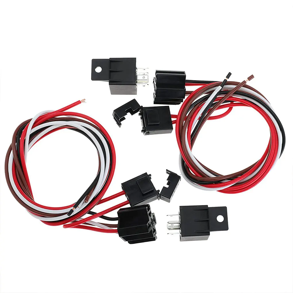 

Auto Dual Cooling Fan Relay Kit Universal Detachable Switch Accessories