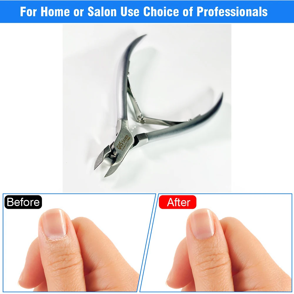 

Extremely Sharp Cuticle Nippers Scissors Stainless Steel Clipper Cutter Remover Pedicure Manicure Nail Tool Beauty at Home Salon