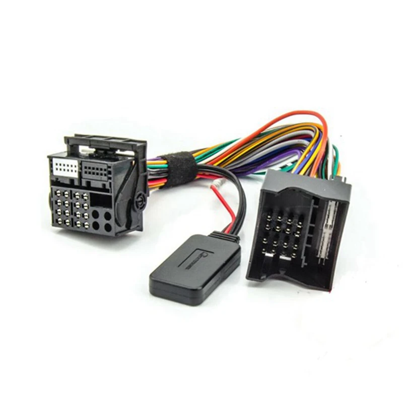 Bluetooth Aux-In аудио кабель-адаптер двойной для Ford Mondeo Focus с микрофоном аксессуары