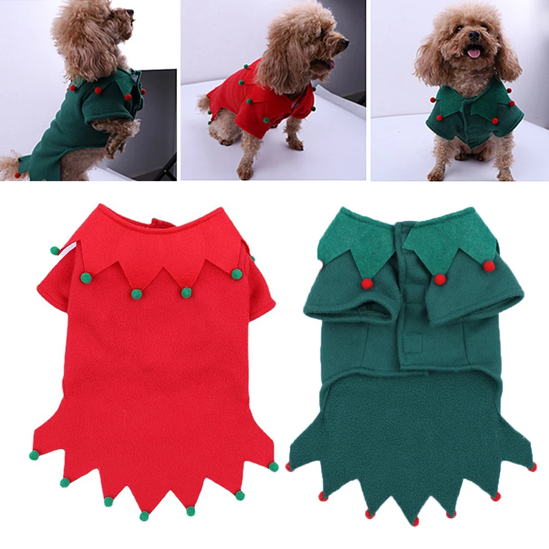 

Pet Cape Shawl Dog Transformed Clothing Pet Clothes Christmas Pet Clothing Red Green Cute Christmas Winter Dog Costume