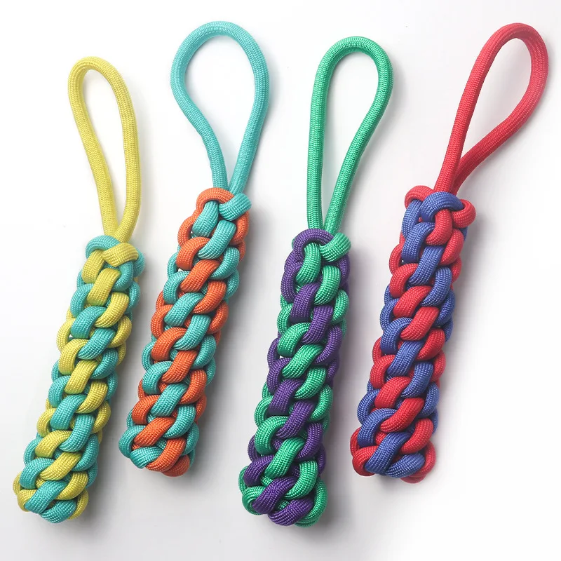 

Pet Toys New Color Woven Molars Teeth Resistant Bite Clean Teeth Dog Toy Pet Interactive Alleviate Boredom Toy Ball Dog Supplies