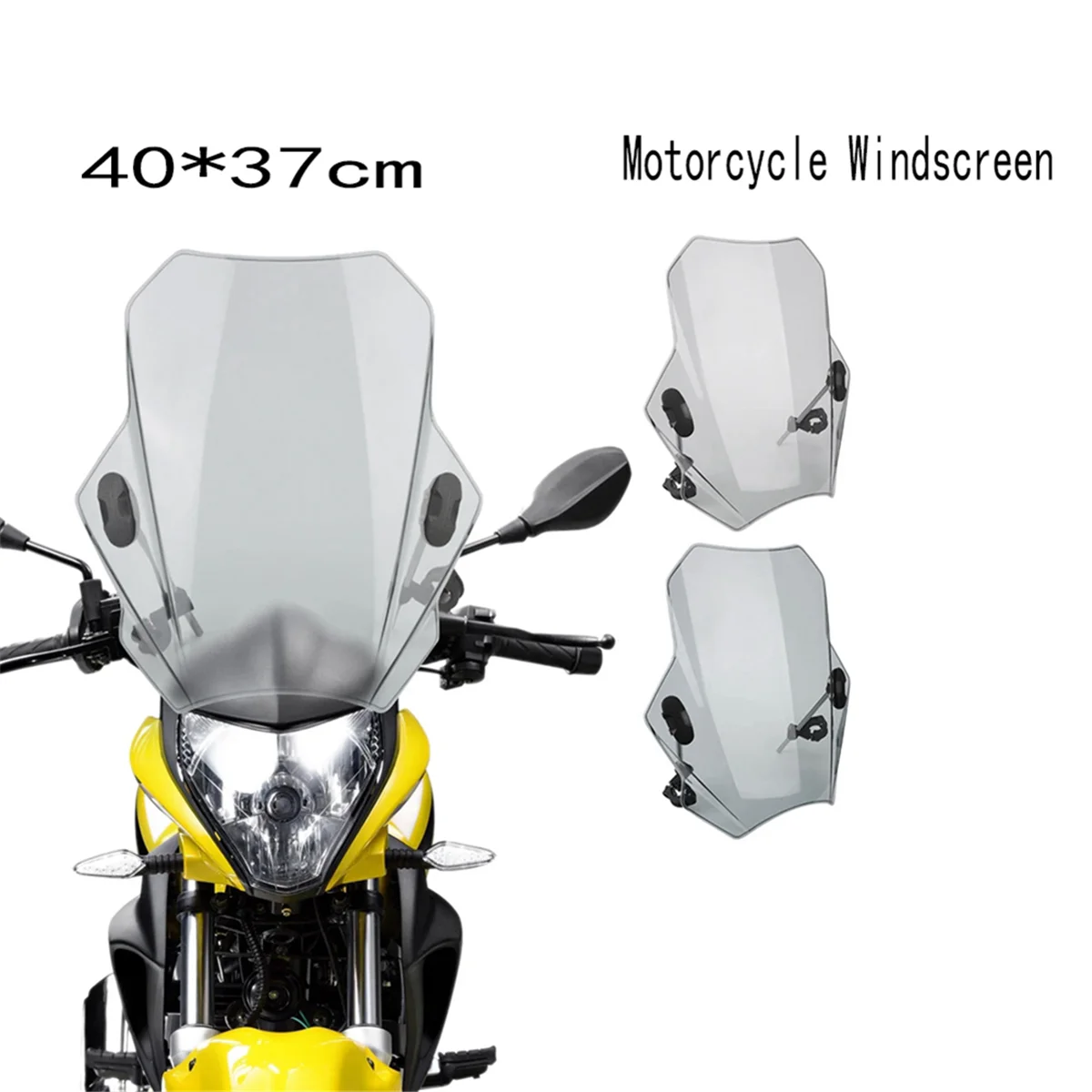 Передние ветровые дефлекторы для Yamaha MT07 MT09 HONDA CBR600RR CB1000R GXSR 600 750 BMW Ducati 40x37 см