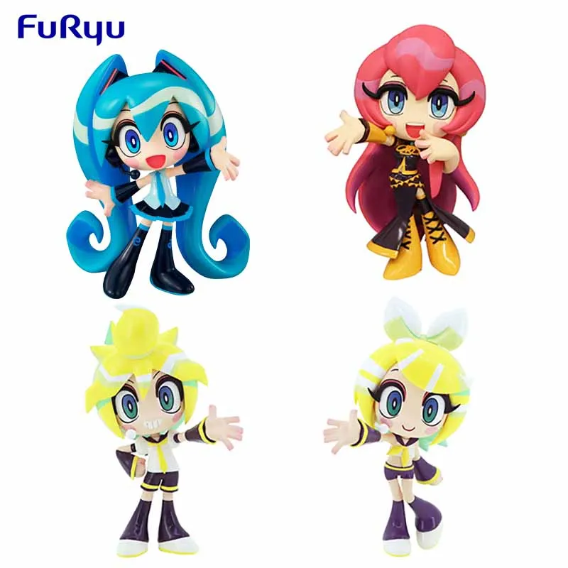 

Stock 100% Original Furyu TOONIZE Hatsune Miku Kagamine Len Megurine Luka Kagamine Rin Cartoon Color VOCALOID Animation Model