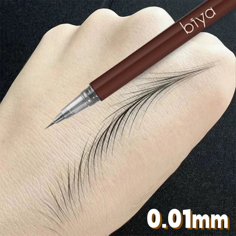 

Sweat-proof Eyebrow Pen 0.01MM Ultra Thin Head Eye Make Up Waterproof Liquid Eyebrow Easy To Color Women Cosmetic Wholesale 1Pc