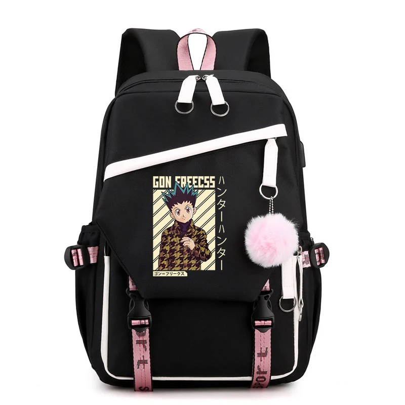 

Hunter X Hunter Anime Sac A Dos Kawaii Backpack for Student Unisex Laptop Bags New Fashion Mochila Hombre Cute Plecak Damski